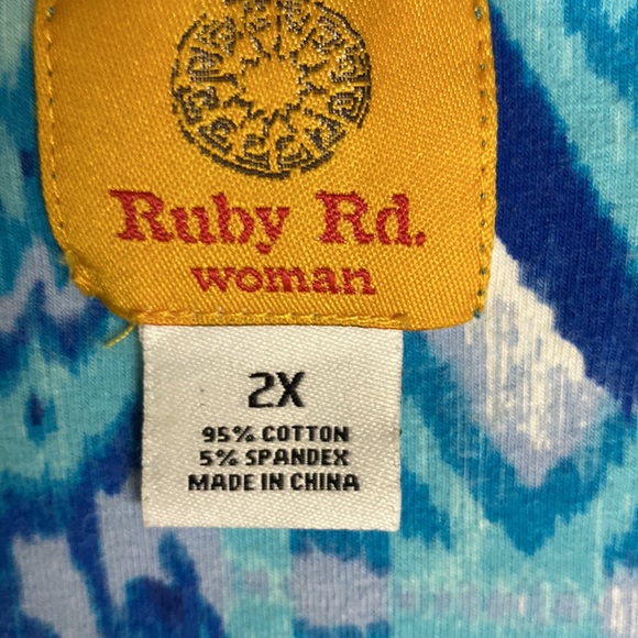 Ruby Rd v neck shirt - Picture 7 of 7